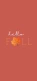 📱hello FALL 秋 iPhone 12 Pro 壁紙・待ち受け