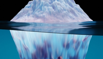 📱氷山 3Dアート iPhone 12 Pro 壁紙・待ち受け