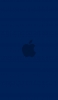📱インディゴ・ブルー アップルのロゴ iPhone SE (第2世代) 壁紙・待ち受け