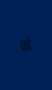 📱インディゴ・ブルー アップルのロゴ iPhone SE (第3世代) 壁紙・待ち受け