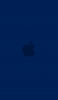 📱インディゴ・ブルー アップルのロゴ OPPO R15 Pro 壁紙・待ち受け