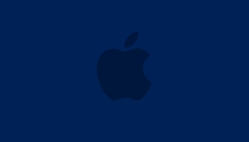📱インディゴ・ブルー アップルのロゴ ZenFone 6 壁紙・待ち受け