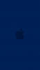 📱インディゴ・ブルー アップルのロゴ Galaxy S21 5G 壁紙・待ち受け
