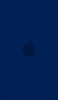 📱インディゴ・ブルー アップルのロゴ Xperia 10 II 壁紙・待ち受け