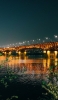 📱韓国 ソウルのライトアップされた橋  あんしんスマホ KY-51B 壁紙・待ち受け