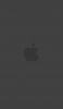 📱マット・グレー アップルのロゴ iPhone SE (第2世代) 壁紙・待ち受け