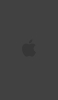 📱マット・グレー アップルのロゴ iPhone SE (第3世代) 壁紙・待ち受け