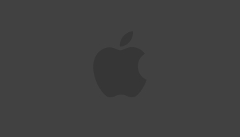 📱マット・グレー アップルのロゴ ZenFone 7 壁紙・待ち受け