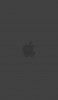 📱マット・グレー アップルのロゴ Xperia 8 Lite 壁紙・待ち受け