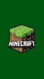 📱MINECRAFT シンプル 緑 iPhone SE (第2世代) 壁紙・待ち受け