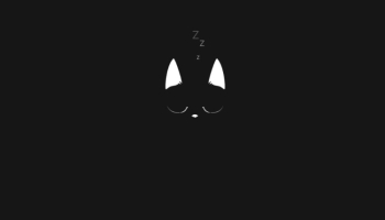 📱ミニマル 黒猫 シンプル iPhone 6s 壁紙・待ち受け