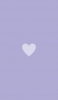 📱ミニマル 可愛い紫色のハート iPhone 6 壁紙・待ち受け