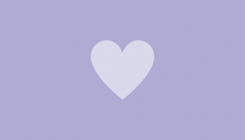 📱ミニマル 可愛い紫色のハート Redmi Note 10 Pro 壁紙・待ち受け