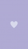 📱ミニマル 可愛い紫色のハート Xperia 8 Lite 壁紙・待ち受け