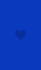 📱ミニマル ビビッドな青のハート Xiaomi 11T 壁紙・待ち受け