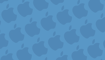 📱パステルカラー 青 アップルのロゴ パターン OPPO Reno A 壁紙・待ち受け