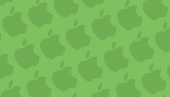 📱パステルカラー 緑 アップルのロゴ パターン RedMagic 5 壁紙・待ち受け