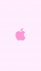 📱可愛い淡いピンク アップルのロゴ iPhone SE (第2世代) 壁紙・待ち受け