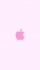 📱可愛い淡いピンク アップルのロゴ AQUOS zero2 壁紙・待ち受け
