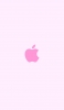 📱可愛い淡いピンク アップルのロゴ Galaxy S21 5G 壁紙・待ち受け