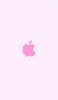 📱可愛い淡いピンク アップルのロゴ Xperia 5 壁紙・待ち受け
