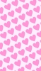 📱可愛い淡いピンク ハートのロゴ iPhone SE (第2世代) 壁紙・待ち受け