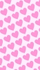 📱可愛い淡いピンク ハートのロゴ AQUOS sense4 basic 壁紙・待ち受け