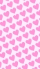 📱可愛い淡いピンク ハートのロゴ iPhone 13 Pro Max 壁紙・待ち受け