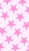 📱可愛い淡いピンク 星のロゴ iPhone SE (第2世代) 壁紙・待ち受け