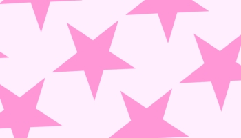 📱可愛い淡いピンク 星のロゴ iPhone SE (第3世代) 壁紙・待ち受け