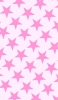 📱可愛い淡いピンク 星のロゴ Android One S8 壁紙・待ち受け