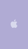 📱淡いパステルカラー 紫のアップルのロゴ iPhone SE (第3世代) 壁紙・待ち受け