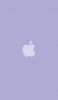 📱淡いパステルカラー 紫のアップルのロゴ OPPO Reno3 5G 壁紙・待ち受け