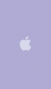 📱淡いパステルカラー 紫のアップルのロゴ Xperia 5 壁紙・待ち受け