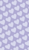 📱淡いパステルカラー 紫のハートのロゴ Rakuten Hand 5G 壁紙・待ち受け