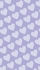 📱淡いパステルカラー 紫のハートのロゴ AQUOS sense4 basic 壁紙・待ち受け