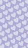 📱淡いパステルカラー 紫のハートのロゴ AQUOS zero2 壁紙・待ち受け
