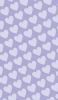 📱淡いパステルカラー 紫のハートのロゴ iPhone 13 Pro Max 壁紙・待ち受け
