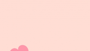 📱花束 籠付き自転車 ピンク ハートの風船 iPhone 13 Pro 壁紙・待ち受け