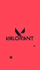📱ピンクの背景 VALORANTのロゴ Redmi Note 9T 壁紙・待ち受け