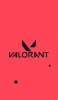 📱ピンクの背景 VALORANTのロゴ Redmi Note 10 Pro 壁紙・待ち受け