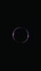 📱暗闇の中の紫の輪 Google Pixel 6 Pro 壁紙・待ち受け