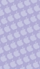 📱紫色のアップルのロゴ パターン iPhone SE (第3世代) 壁紙・待ち受け