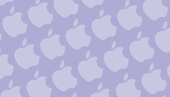 📱紫色のアップルのロゴ パターン Black Shark2 壁紙・待ち受け