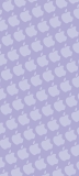 📱紫色のアップルのロゴ パターン Redmi Note 10 Pro 壁紙・待ち受け