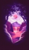 📱綺麗な紫の風景・自然 Xperia 10 II 壁紙・待ち受け