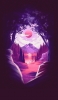 📱綺麗な紫の風景・自然 iPhone 12 Pro 壁紙・待ち受け
