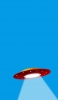 📱赤いUFO 未確認飛行物体 iPhone SE (第2世代) 壁紙・待ち受け