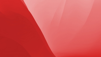 📱濃淡のある赤のグラデーション 山 iPhone SE (第3世代) 壁紙・待ち受け