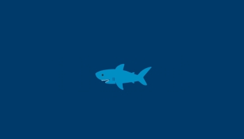 📱シンプル サメのイラスト Google Pixel 6 壁紙・待ち受け